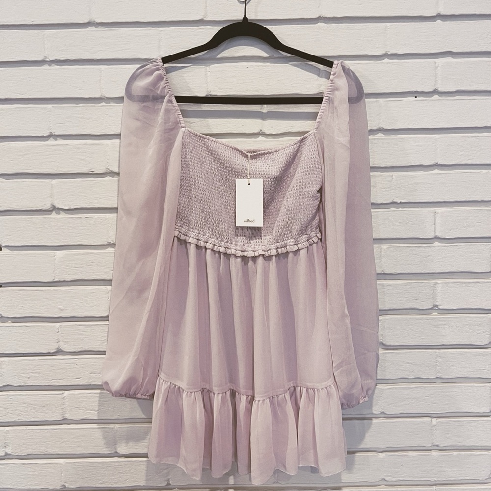 Aritzia Lilac Mini Dress